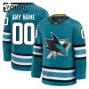 Maillot de Hockey San Jose Sharks Personnaliser Fanatics Premium 2024-25 Teal Domicile - Enfant Maillot de Hockey San Jose Sharks Personnaliser Fanatics Premium 2024-25 Teal Domicile - Enfant